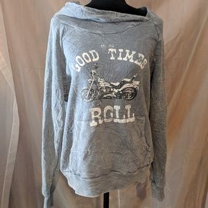 Gypsy Heart Motorcycle Sweatshirt Size Medium